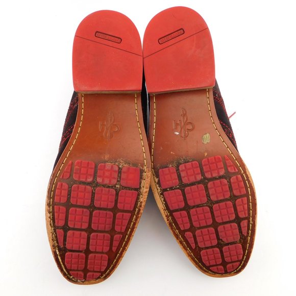 COLE HAAN Nike Air Brown Suede Leather Wingtip Oxfords Shoes 12 - Picture 6 of 8